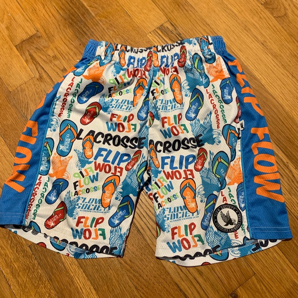 Flip flop Flow Society lacrosse shorts. EUC